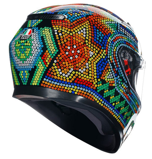 AGV K3 E2206 Full Face Motorcycle Helmet - VR46 Rossi Replicas